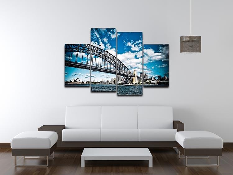 the bridge 4 Split Panel Canvas  - Canvas Art Rocks - 3