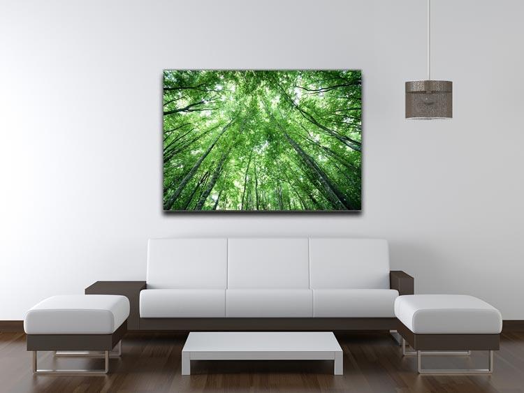 trees meeting eachother at the sky Canvas Print or Poster - Canvas Art Rocks - 4
