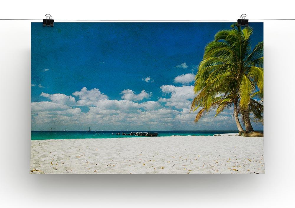 tropical beach Canvas Print or Poster - Canvas Art Rocks - 2