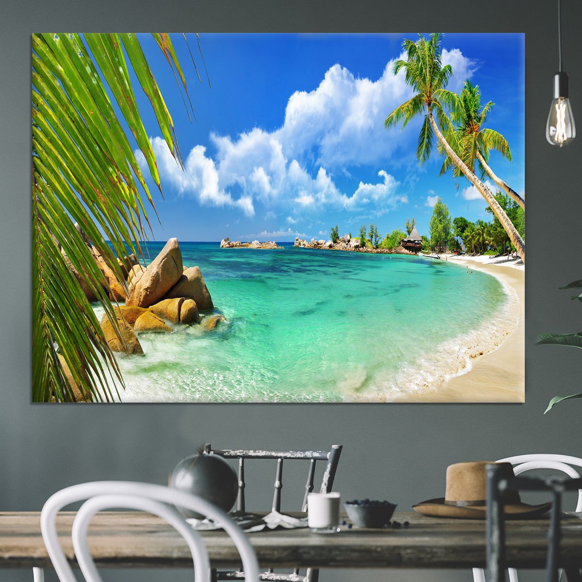 tropical paradise Canvas Print or Poster