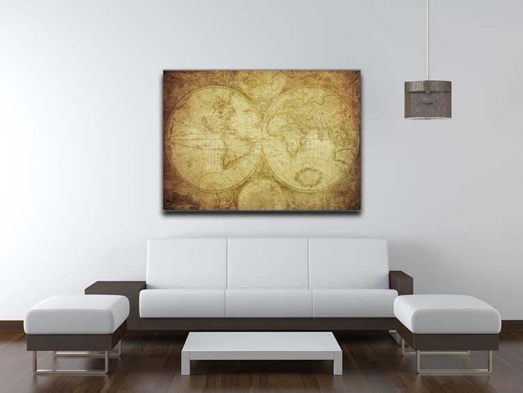 vintage map of the world Canvas Print or Poster - Canvas Art Rocks - 4
