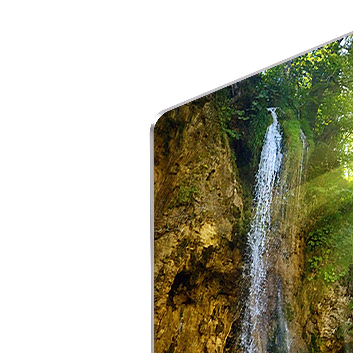 waterfalls in deep forest HD Metal Print - Canvas Art Rocks - 4