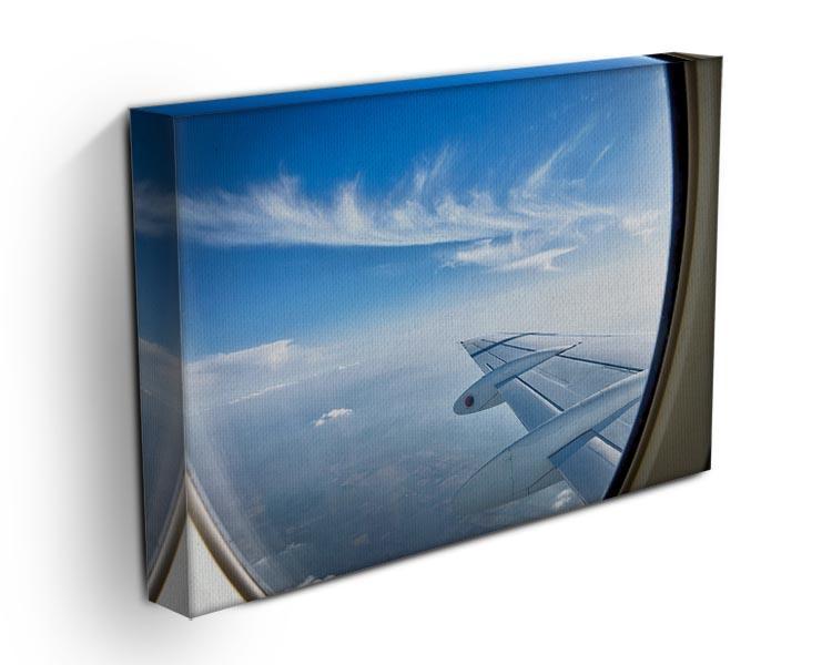 window aircraft during flight Canvas Print or Poster - Canvas Art Rocks - 3